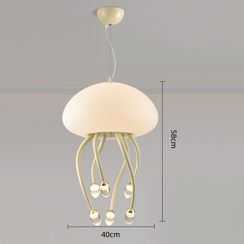 Cream style designer jellyfish chandelier minimalist and creative living room light(WH-AP-563)