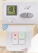 Wholesale Wireless Room Thermostat / Digital Heat Only Thermostat For Combi Boiler from china suppliers