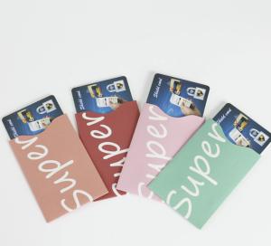 Wholesale Wholesale RFID Card Sleeve Portable Anti-Theft Brush ID Card Holder from china suppliers