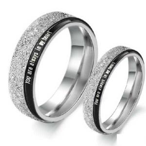 Wholesale Tagor Jewelry Super Fashion 316L Stainless Steel couple Ring TYGR196 from china suppliers