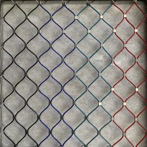 Wholesale Colored Stainless Steel Rope Wire Mesh Ferrule 316 Inox Webnet 7X19 from china suppliers