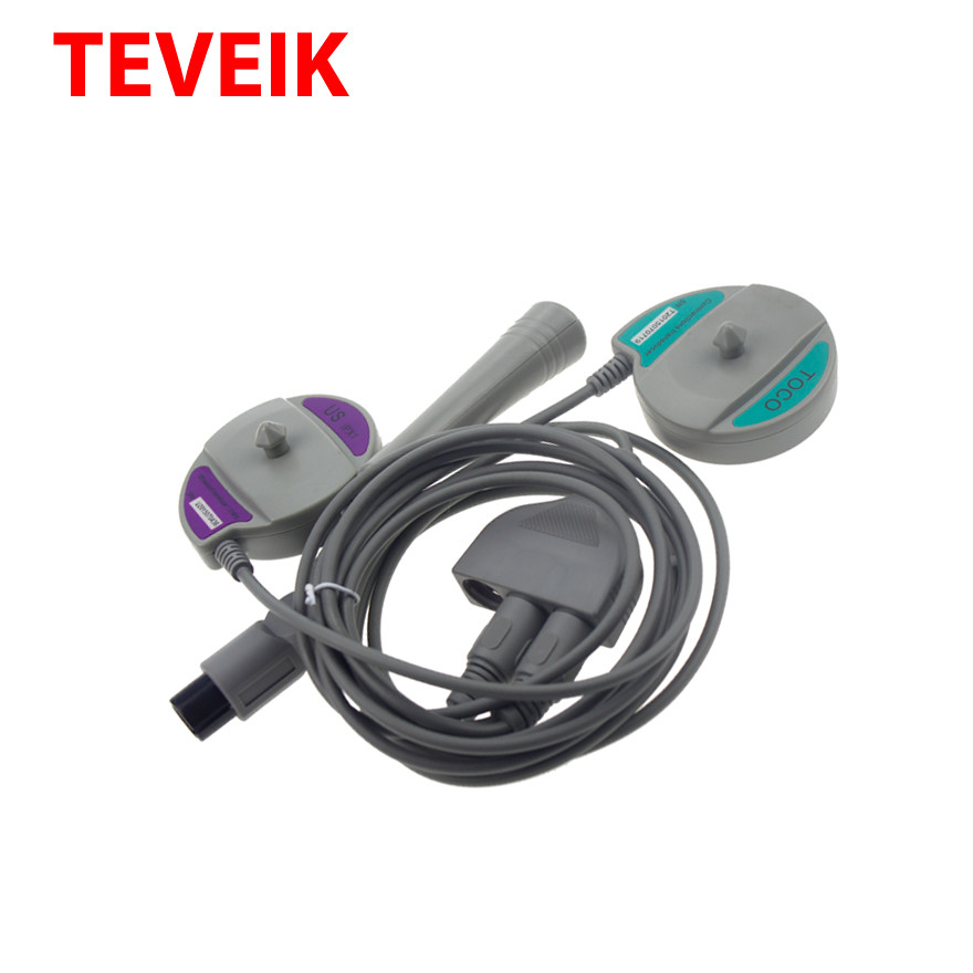 4 In 1 Fetal Monitoring External Transducer 7 Pin Twins Fetal Probe Goldway