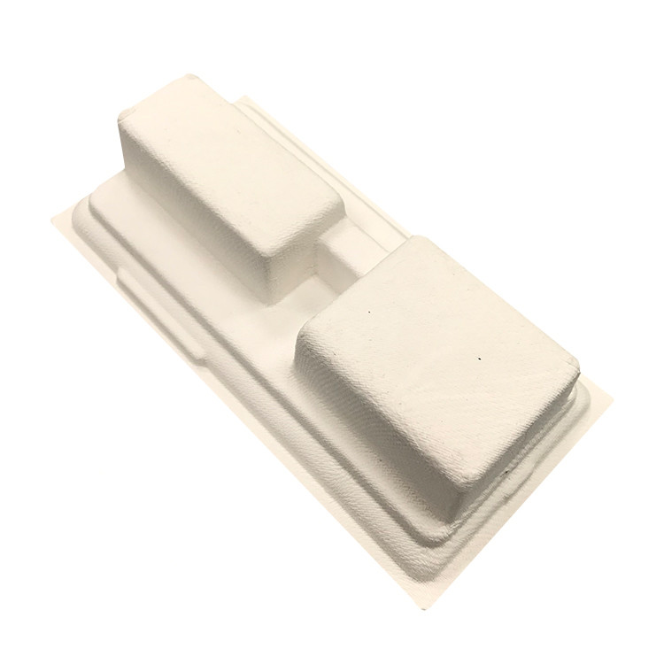 Custom Wet Press Pulp Packaging Service Eco Friendly Paper Inner Tray Packaging