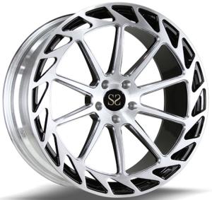 Wholesale 17 Inch A6061-T6 Alloy 1 Piece Forged Wheels Hyper Black from china suppliers