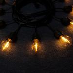 Warm White/Nature White Waterproof Outdoor S14 Edison Bulbs String Lights