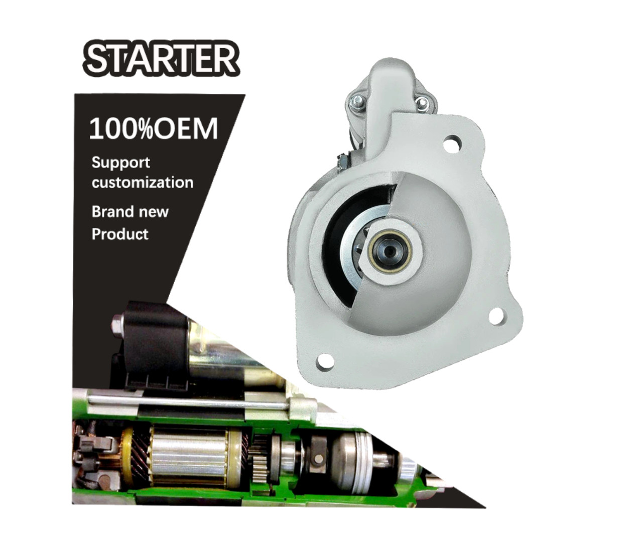 12V 10T STARTER 0001359081, 0001367056, 0986013190 1516742R 6092295, 83DB11000BB, R82DB11000EA