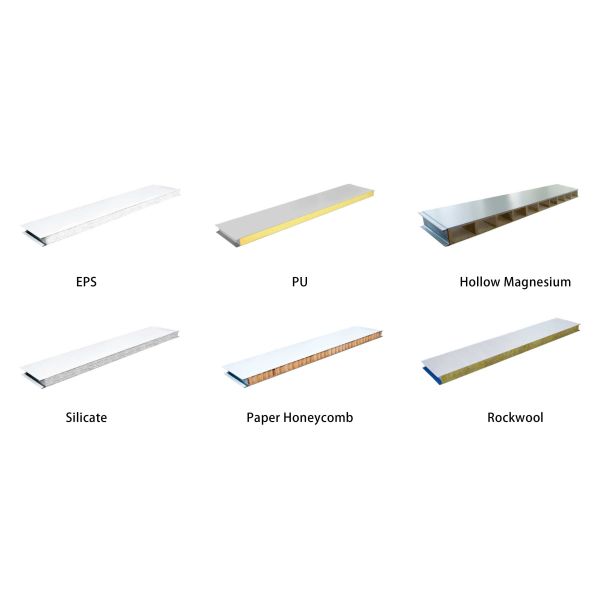 ISO9001 Certified Rock Wool Insulated Sandwich Panel for Cleanroom Roof and Wall