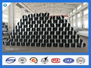 Wholesale 40FT 11900mm 3mm Thick Hot Dip Galvanized Octagonal Steel Pole from china suppliers