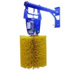 Nylon / Pp Brush Silk Cattle Body Scratching Roller Brush For Farm Animal