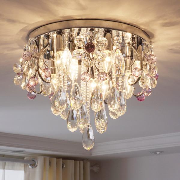 Contemporary crystal ceiling lights For Living room Bedroom Kitchen Fixtures (WH