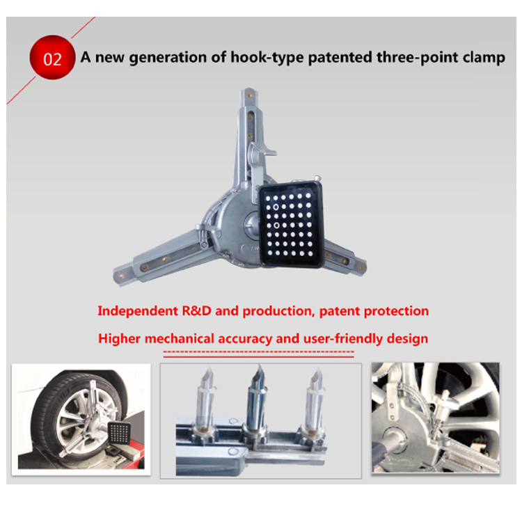 Auto Tracking Tire Alignment Machine Sunshine S90MAX With Overvoltage Protection