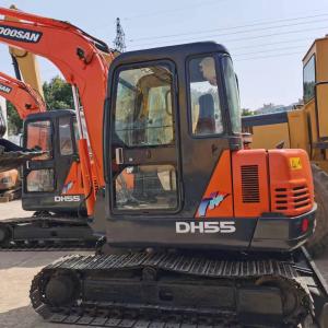 Wholesale Used Doosan DH55 Micro Excavator 58kw Secondhand Hydraulic Excavator within 2018 Year from china suppliers