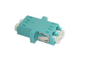 Wholesale 10Gb OM3 Duplex SC Footprint LC Fiber Optic Adapter With Flange or Without Flange from china suppliers
