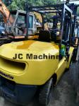 Komats FD50 Yellow Used Diesel Forklift Trucks 5 Tonne For Material Handling