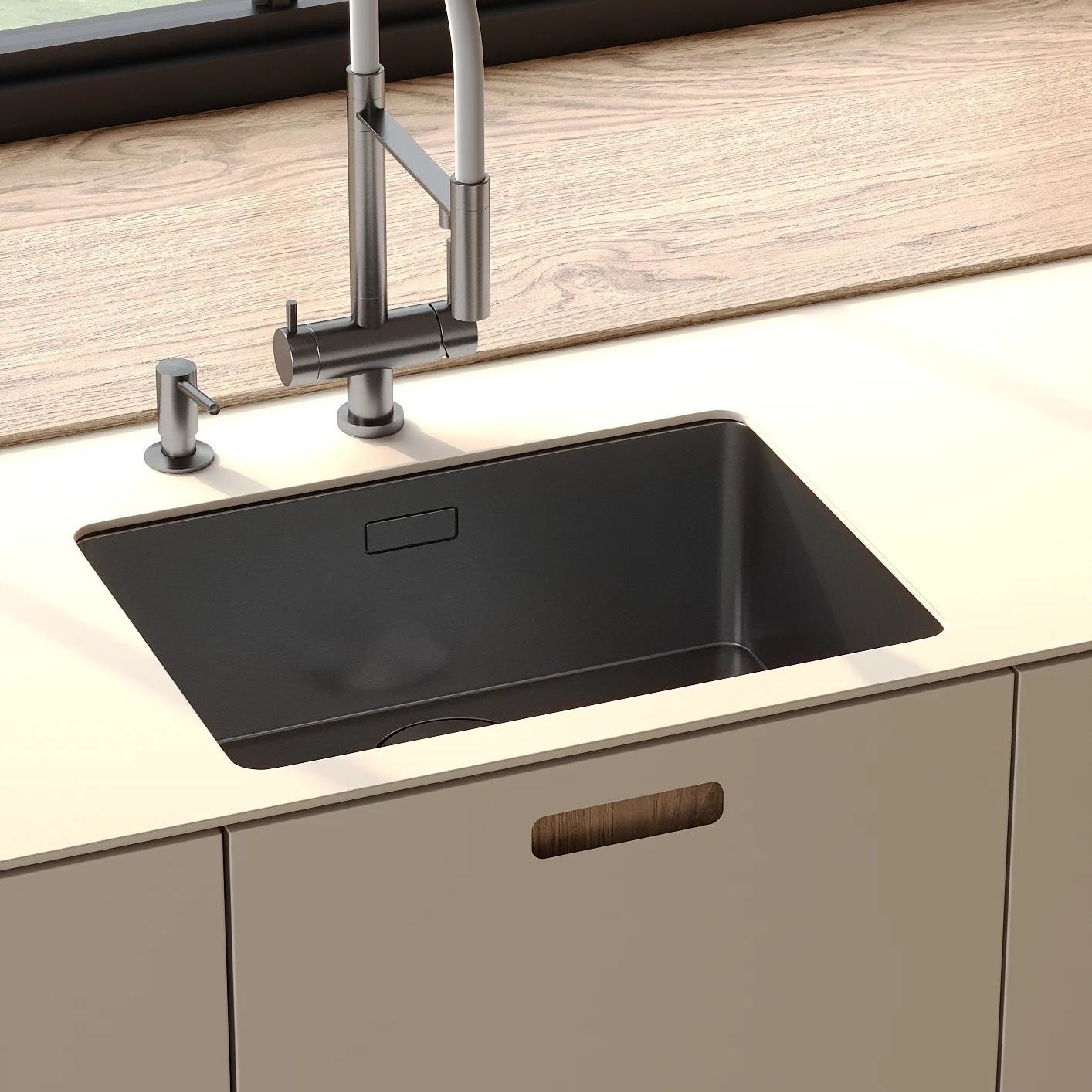 Factory Price Customize Cost-effective Melamine Finish Style Kitchen Fro Individual House