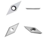 5Pcs Wood Turning Carbide Cutter Inserts Including Round / Square / Diamond