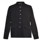 Plus Size XS-XXL Fashion Ladies' Blazer In Red Or Black With High Collar
