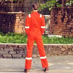 Flame Retardant Orange Hi Vis Clothing Fireproof Anti Flame Clothing Fireproof