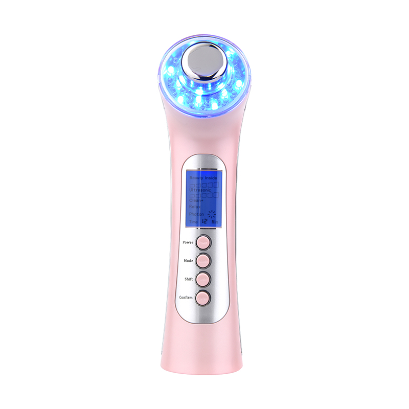Rechargeable Ultrasonic Galvanic Ion Face Massager AC 110 - 240 V Voltage