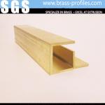 Special Shaped Copper Alloy Extrusion Brass Door Window Frame Profiles