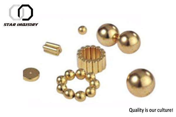 24K gold plate sphere magnets N-52 , Good gold coating N52 strongest magnet