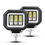 Square 59pcs 30W 24V Motorcycle Offroad LED Fog Lights