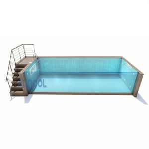 Wholesale Outdoor Clear Fiberglass Acrylic Glass Pool Panels for Inground and Above Ground Pools from china suppliers
