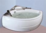Luxury Small Corner Whirlpool Bathtub Massage Tub Freestanding For 1 Person