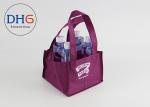 Eco Friendly Non Woven Bag Large Capacity X Sewing CMYK non woven wine bag