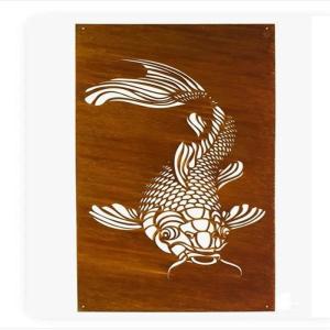 Wholesale Laser Cut 2.0-3.0mm Decorative Corten Steel Wall Panels Privacy Screen from china suppliers