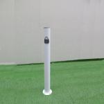 Ground Mounted Dia 150 *1000H Mm Outdoor Ashtray Cigarette Bin