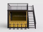 Wooden Outdoor Customized Coffee Booth Mall Kiosk 10ft Container Shop for Modern