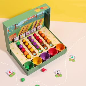 Wholesale Farm Fruit Vegetable Plantation Early Educational Toy Color Classification Cup from china suppliers