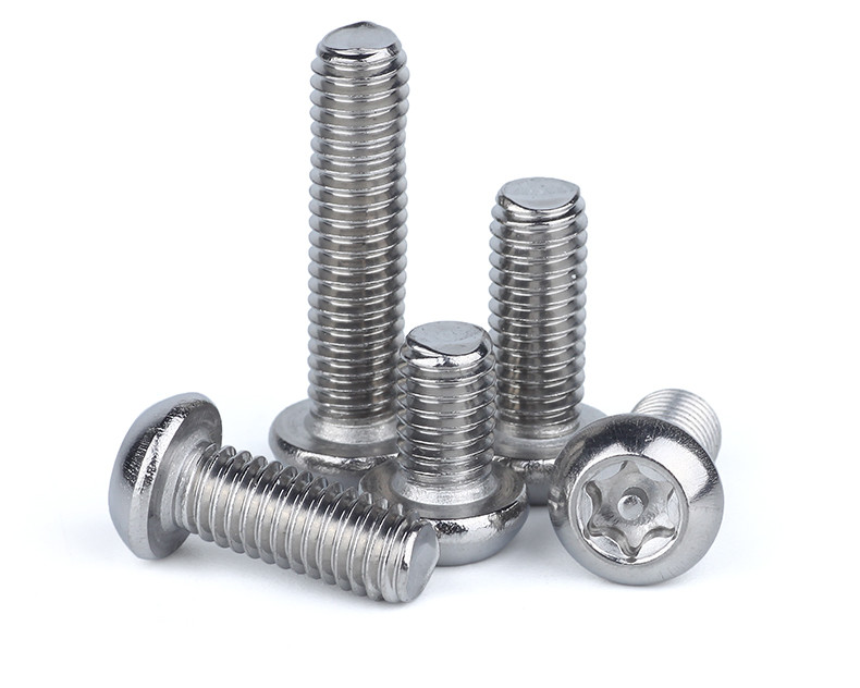 Tamper Resistant Button Head Torx Screws ASME 18.3 With Fully Threaded