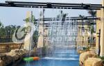 Large Water Park Lazy River Equipment / Aqua Play Park Galvanized Carbon Steel