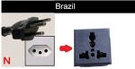 CE ROHS Approval Ups Power Plug Socket Universal European / Italy / UK Plug