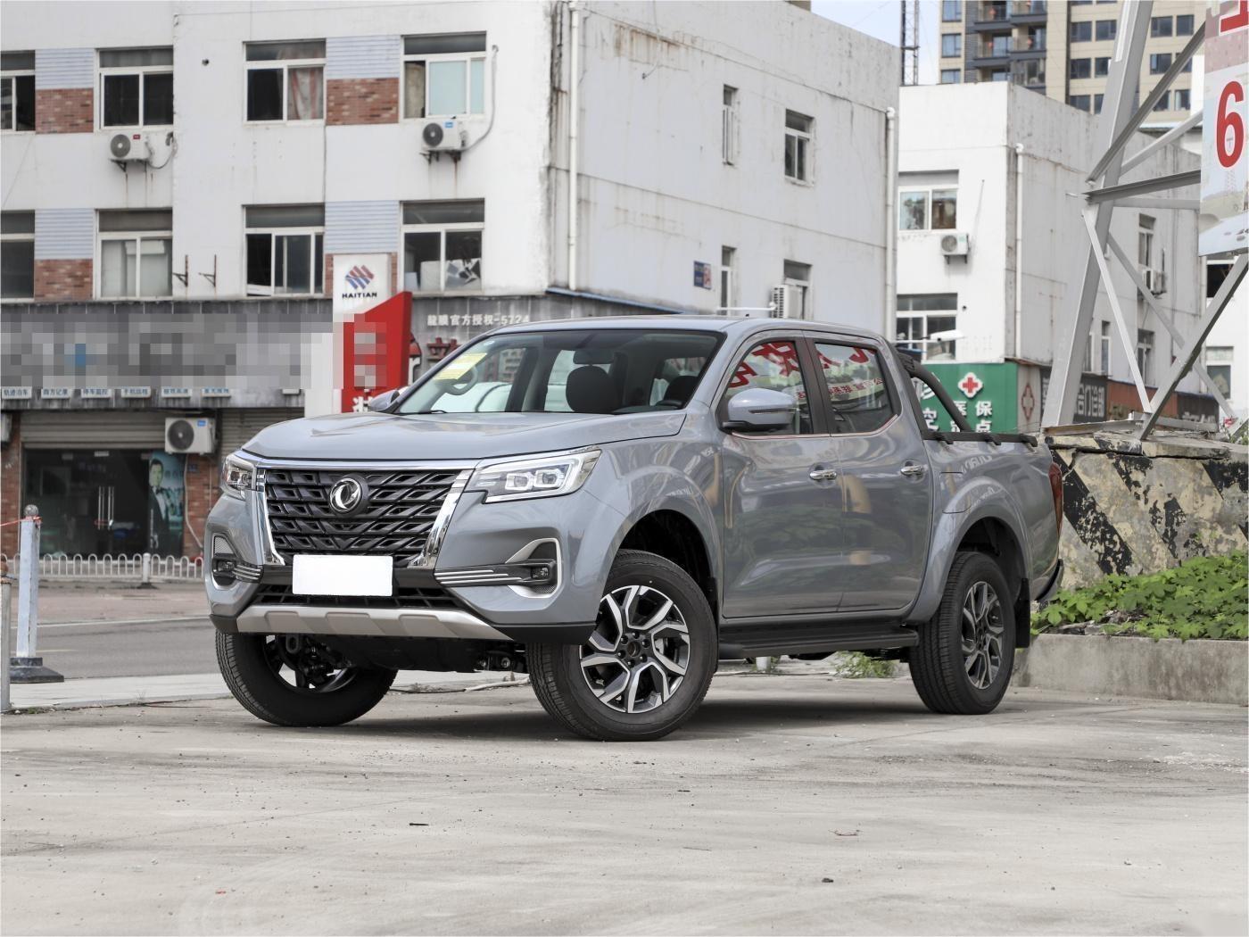 2024 Dongfeng 4*4 8AT Gasoline Pickup Truck With ESC And Aluminium Alloy Roof Rack