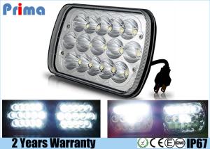 Wholesale 7 X 6 Inch LED Jeep Headlight High Low Sealed Beam H 3600 L 1600 Lumen from china suppliers