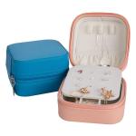 Gift Packaging Portable Jewelry Organizer , Personalised Travel Jewellery Case