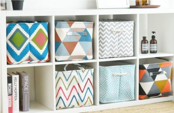 Clothing box canvas cotton linen folding Oxford cloth storage toy storage