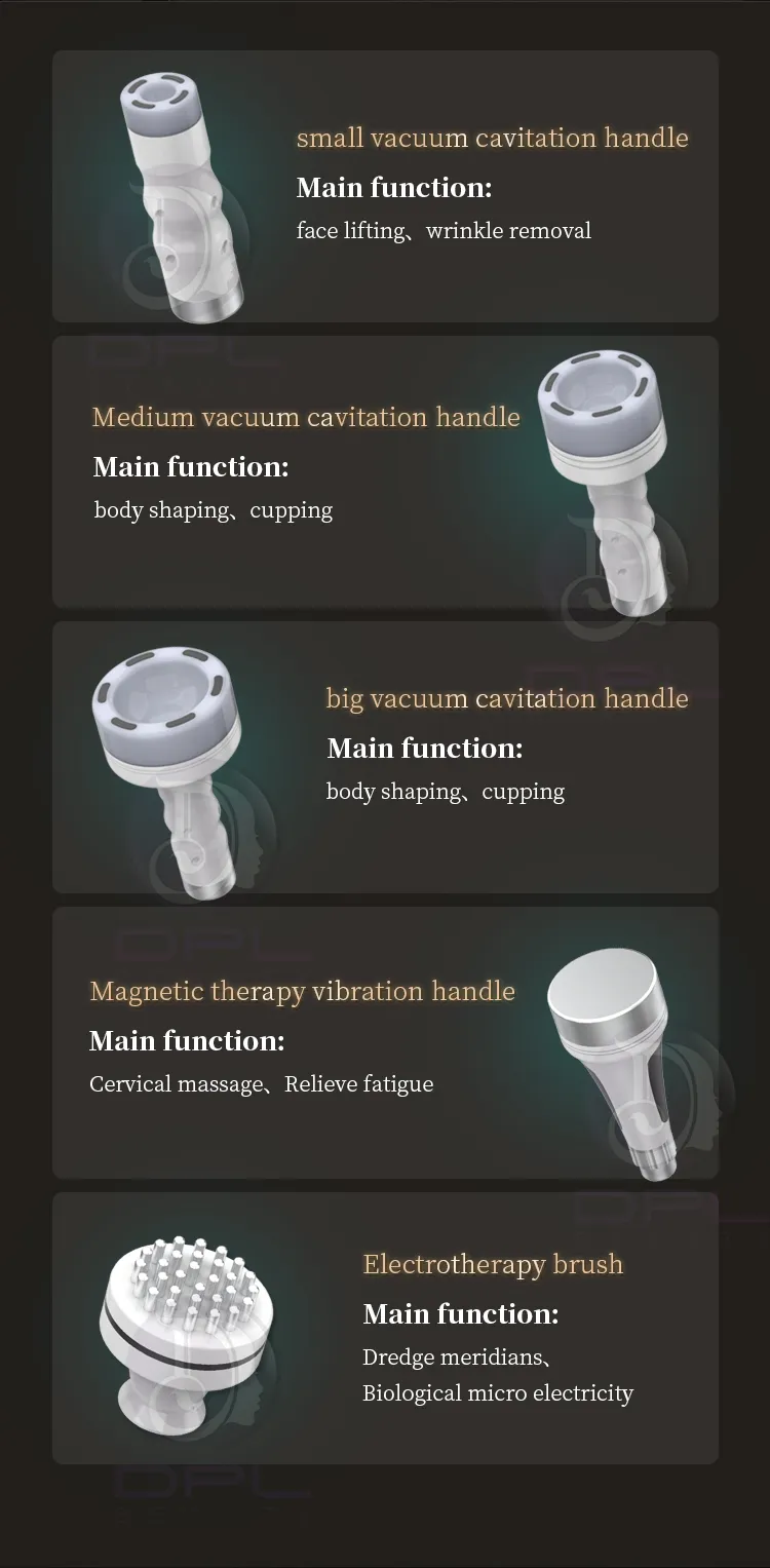 Electrotherapy 6 In One Cavitation Machine
