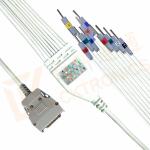 Mortara Ecg Monitor Cable One Piece Ecg Cable 10 Lead wires Needle AHA