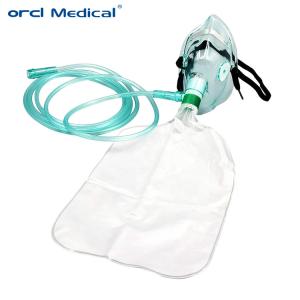 Wholesale ORCL Medical PVC Non Rebreathing Oxygen Mask With Reservoir Bag from china suppliers