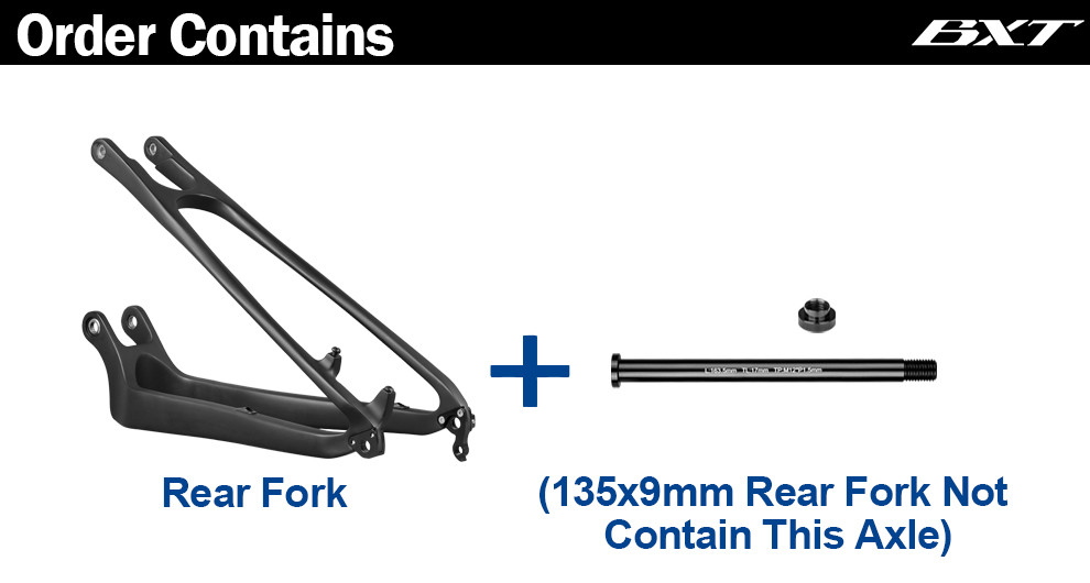 XC Full Suspension Bike Frame Part 29 Mountain Bike Boost Frame Rear Forks
