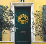 Home Outdoor Wedding Artificial Plant Wall Panels Flower Garland