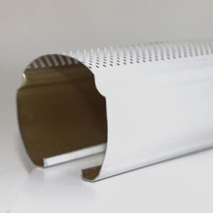 Wholesale Perforated Round Pipe Drop Aluminum Baffle Ceiling For Airport White Color from china suppliers