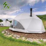 Waterproof Outdoor Glamping Geodesic Dome Tent Dome Camping Tents With Skylight