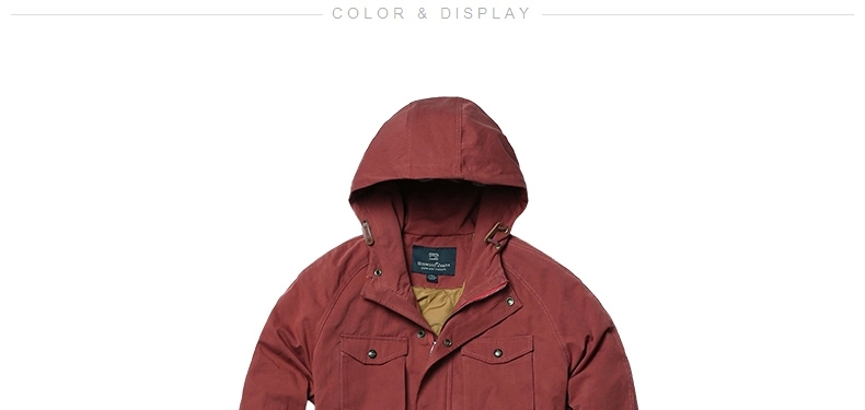 Stylish wholesale blank casual mens cotton cargo jacket made in china