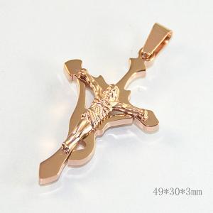 Wholesale Fashion Stainless Steel Jesus Gothic Christian Worship Favorite Necklace Pendant LPJ110 from china suppliers