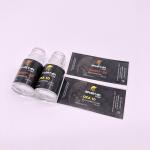 Black Printing 60*30mm 80gsm Paper Glass Vial Labels